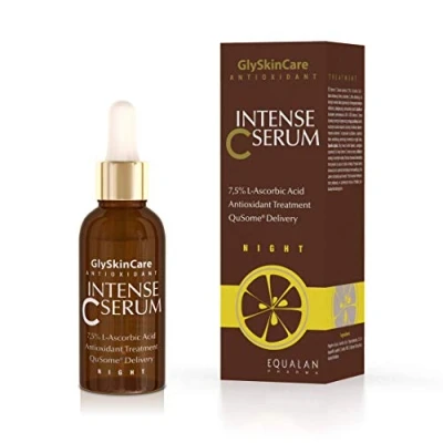Abbildung von GlySkinCare Vitamin C Serum, Das beste Serum für Ihr Gesicht mit 7,5% C, &amp; Haut 30 ml. by Equalan Pharma.