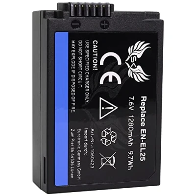 Abbildung von SK Akku Ersatz für Nikon EN EL25 1280mAh EL25a Z 30 / 50 FC // Z30 Z50 ZFC