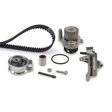 Abbildung von GATES KP25569XS 2 Wasserpumpe + Zahnriemensatz mit Tru Power VOLKSWAGEN: Polo IV Schrägheck, Lupo / 3L, III Schrägheck
