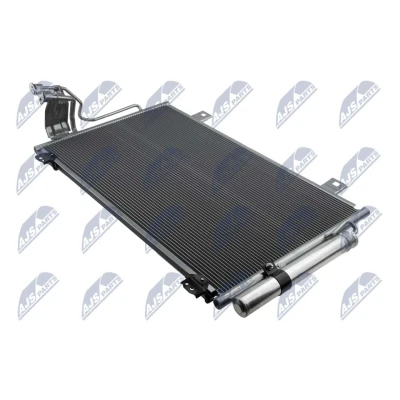 Abbildung von NTY CCS MZ 000 Klimakondensator mit Trockner Aluminium 365 R 134a MAZDA: 3 Schrägheck, 6 Kombi, Limousine