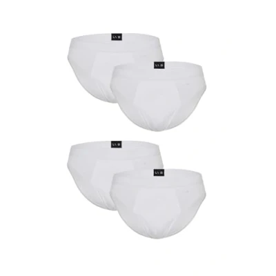 Abbildung von LVB Slip Multipack Herren x4 , Weiß 5/L