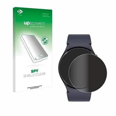 Abbildung von upscreen Anti Spy Blickschutzfolie für Samsung Galaxy Watch 6 (44 mm) Privacy Screen Displayschutz Folie [Sichtschutz, Blaulichtfilter]