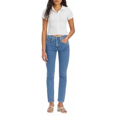 Abbildung von Levi&#039;s 724 HIGH RISE Straight Jeans Leg, Damen, Größe: 28x32, Middle course