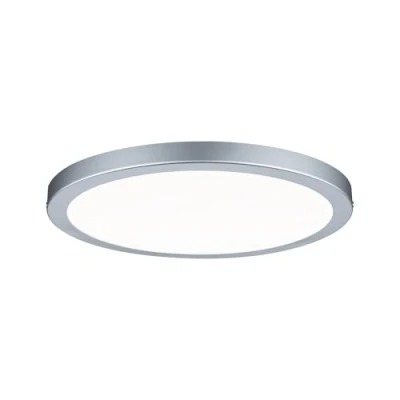 Abbildung von Paulmann 70934 LED Panel Atria rund incl. 1x19 Watt Deckenlampe Chrom matt Deckenleuchte Kunststoff Wohnzimmerlampe 4000 K