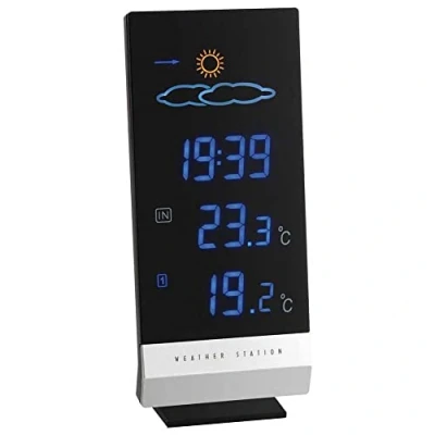 Abbildung von TFA® LUMAX 35.1093 Wetterstation schwarz, silber