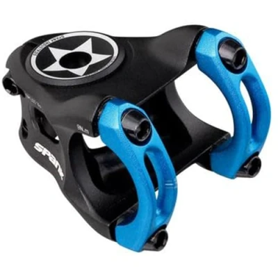 Abbildung von Spank Split Stem Vorbau Mountainbike/MTB Erwachsene, Unisex, Blau, 33 mm