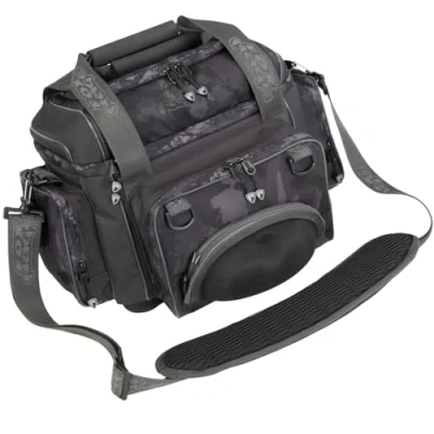 Abbildung von Fox Rage Voyager Camo Reisetasche M (inkl. 4 Medium Shallow &amp; 1 Small Tackleboxen Angeltasche