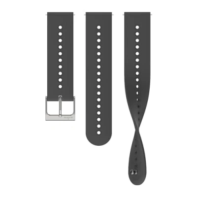 Abbildung von SUUNTO 22 URB4 Silikon Armband Kompatibel Race, Vertical, 9 Peak Pro, Peak, 5 Watch Strap Weiches Ersatzband 22mm Slate Gray S+M