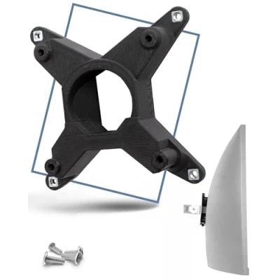 Abbildung von 3idee VESA Adapter, Mount kompatibel mit MSI Optix Monitor (MAG342CQR, MAG342CQRV, MAG301CR2, AG321CQRDE, MAG342CQRVDE) Halterung 100x100 mm aufhängen leicht gemacht