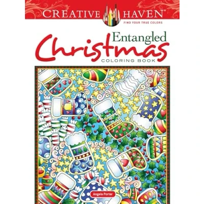 Abbildung von Entangled Christmas Coloring Book (Creative Haven Books)