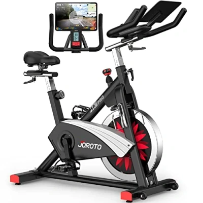 Abbildung von JOROTO Speedbike Ergometer Heimtrainer X2 &amp; X2PRO mit multifunktionalem Display (Indoor Cycling Bike), Fahrrad Kraftvoller Magnetbremse Riemenantrieb