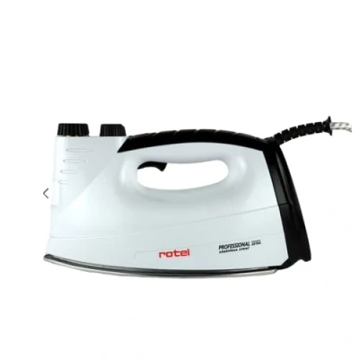 Abbildung von Rotel Dampfbügeleisen Professional Extra Schwarz Edelstahlsohle 800W