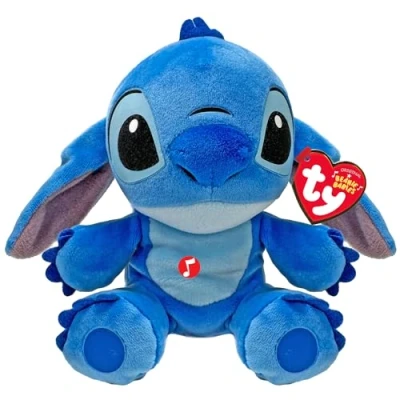 Abbildung von Ty® Plüschfigur Ty 44012 Stitch mit Sound BEANIE BABIES REG 18 cm