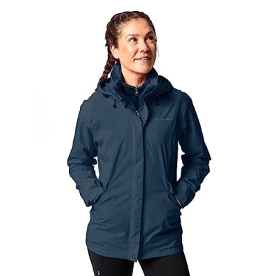 Abbildung von Vaude 3 IN1 Rosemoor Outdoorjacke, Damen, Größe: 36, Dark sea uni