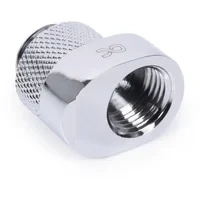 Abbildung von Alphacool 17603 Eiszapfen 8mm Versatzstück drehbar G1/4 AG auf IG chrome Anschluss Wasserkühlung