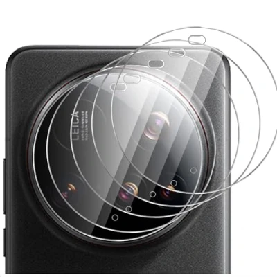 Abbildung von GIOPUEY [Ultra dünn 4 Stück Kameraschutz Kompatibel mit Xiaomi 15 Ultra, HD Kamera Glas Schutzfolie [Kratzfest] Camera Protector für Ultra