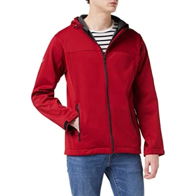Abbildung von Trigema Herren 607904 Jacke, Rot (Rubin 436), XXX Large