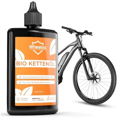 Abbildung von Wheeloo Kettenöl Winter Made in Germany I für Ebike, Rennrad, Mountainbike Kette, 120 ml, (E Bike Kriechöl), Wet Lube Kettenfett alle Fahrradketten &amp; Fahrräder