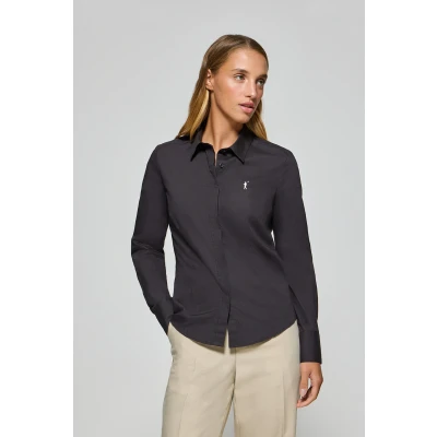 Abbildung von Polo Club LONG Sleeve Hemdbluse, Damen, Größe: XS, Black
