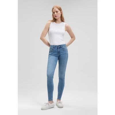 Abbildung von Mavi Adriana Jeans Skinny Fit, Damen, Größe: 33x30, Blau