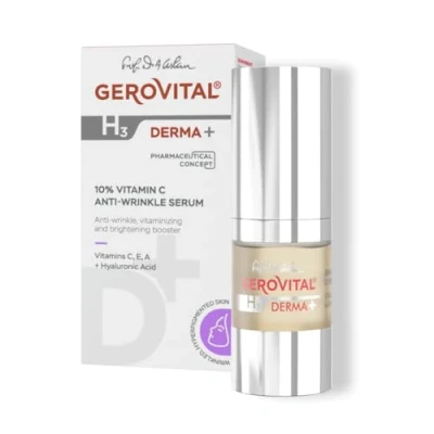 Abbildung von H3 Derma+ Anti Falten Serum mit 10% Vitamin C, 15 ml, Gerovital