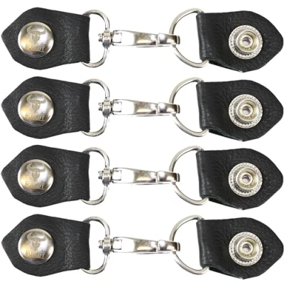 Abbildung von BULLDT Motorrad Weste Verlängerung Verschluss Kette Biker EXTENDER mit Metallketten, Set von 4, Design: D6