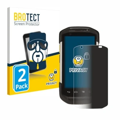 Abbildung von BROTECT (2 Stück Anti Spy Blickschutzfolie für Zebra TC77/ TC75/ TC75x/ TC72/ TC70 Privacy Screen Protector [Displayschutz, Sichtschutz]