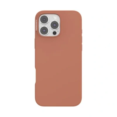 Abbildung von PopSockets iPhone 16 Pro Max Hülle kompatibel mit MagSafe, Handyhülle für Max, kabellos aufladbar, nur Terracotta