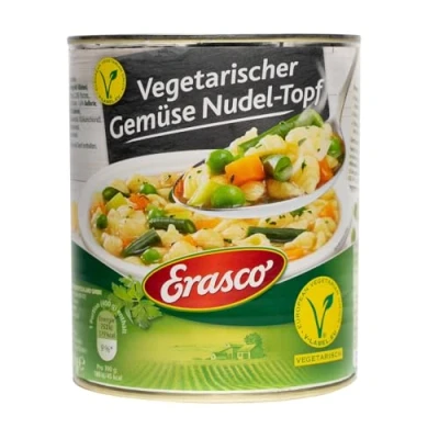 Abbildung von Erasco Vegetarischer Gemüse Nudel Topf 800G