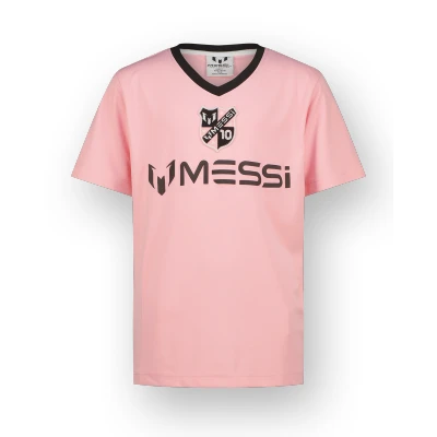 Abbildung von Messi Tshirt print für Kinder, Größe: 128, Candy pink