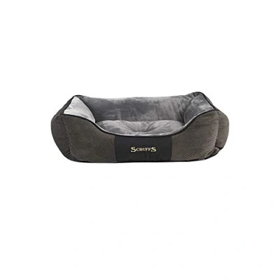 Abbildung von Scruffs M Chester Box Bett Graphite Medium, Grau, 60 x 50 cm
