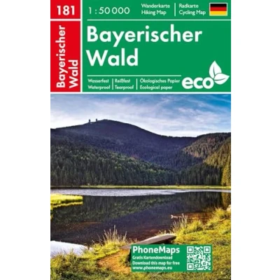 Abbildung von Bayerischer Wald, Wander Radkarte 1 : 50 000 (PhoneMaps Deutschland, Band 181)