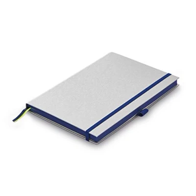 Abbildung von Lamy paper Hardcover A5 Notizbuch 810 Format DIN (145 x 210 mm) in dunkelblau mit Lineatur, 192 Seiten und elastischem Verschlussband