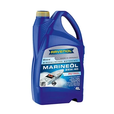 Abbildung von Ravenol Marineoil Petrol 25W 40 4l Motoröl 1163220 004 01 999