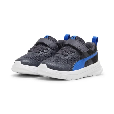 Abbildung von Puma Evolve Lauflernschuh für Kinder, Größe: 21, Galactic gray hyperlink blue black Schuhe