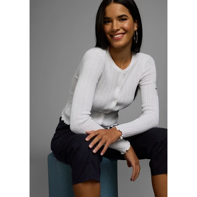 Abbildung von KangaROOS Strickjacke aus Pointelle Strick NEUE KOLLEKTION