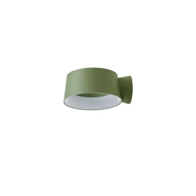 Abbildung von LOOM DESIGN LED Wandleuchte Cookie, grün, Aluminium, Ø 15 cm