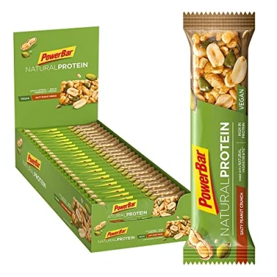 Abbildung von Powerbar Natural Protein Salty Peanut Crunch 24x40g Veganer Riegel + Natürliche Zutaten
