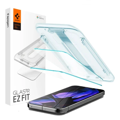 Abbildung von Spigen EZ Fit Gehärtetes Glas Clear Displayschutzfolie Google Pixel 9 Pro XL 2 Pack