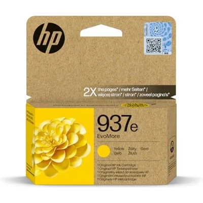 Abbildung von HP 937e EvoMore (4S6W8NE) Original Druckerpatrone Gelb