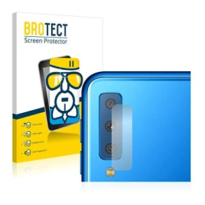 Abbildung von BROTECT Schutzglas für Samsung Galaxy A7 2018 (NUR Kameraschutz) Schutzfolie Panzer Folie Glas [Extrem Kratzfest 9H, Anti Fingerprint,