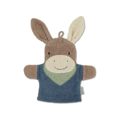 Abbildung von Sterntaler Spielwaschhandschuh Emmilius Sonstige Accessoires für Kinder, Größe: One Size, Mittelblau