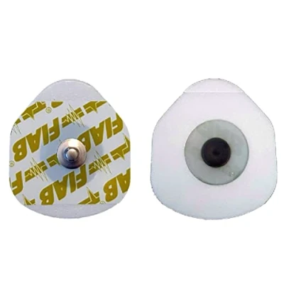 Abbildung von Fiab Universelle, ovale EKG Elektroden aus Schaumstoff zum Einmalgebrauch, 32x36 mm, für Kinder, 2000 Elektroden, 20 Packungen mit 100 Stücken