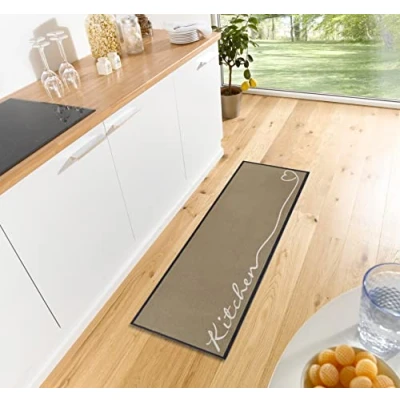 Abbildung von HANSE Home Küchenläufer Kitchen Herz, rechteckig, Höhe: 5 mm, Läufer, Rutschfest, Küchenteppich, Küche, Teppich, Pflegeleicht