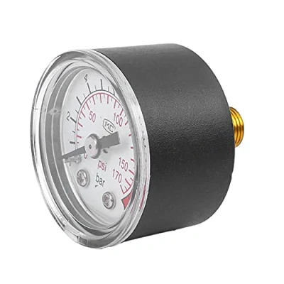 Abbildung von Hagsnec R 0 12 Bar 170 10 mm Gewinde Luftpumpe Druck Gauge Kompressor Manometer