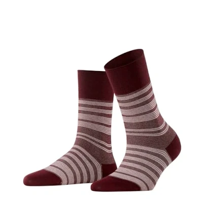 Abbildung von Falke Sunset Stripe Socken, Damen, Größe: 35 38, Claret