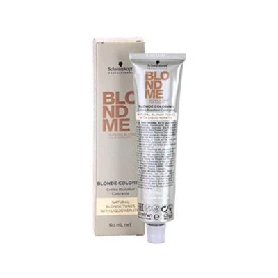 Abbildung von Schwarzkopf BlondMe Permanente Coloration (9 01) Natur Eis 60 ml