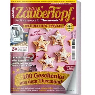 Abbildung von mein Zaubertopf Weihnachts Spezial 02/2021 Rezepte für den Thermomix ® zu Weihnachten TM5® TM31 TM6: 100 Geschenke aus dem
