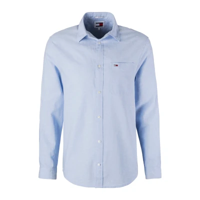 Abbildung von Tommy Jeans Langarmhemd TJM REG LINEN BLEND SHIRT