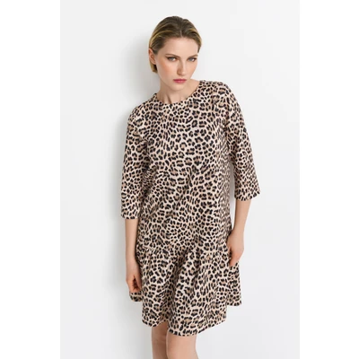 Abbildung von Rich &amp; Royal MINI Jerseykleid, Damen, Größe: 34, Caffee latte